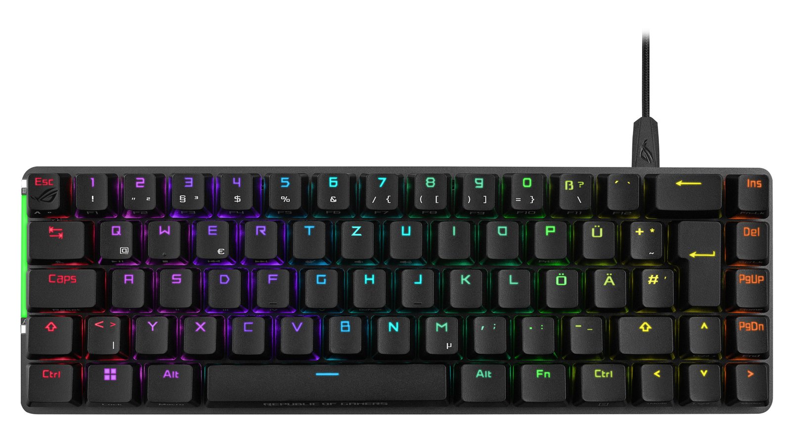 ASUS M602 FALCHION ACE/NXBN/BLK/US/PBT keyboard Gaming USB Black M602FALCHIONACE-NXBN-BLK
