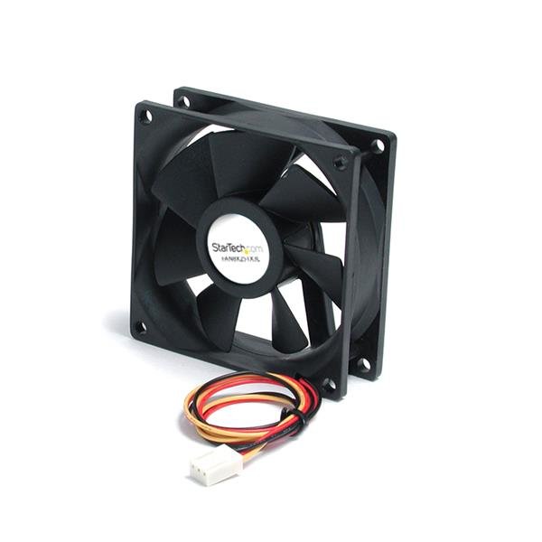 StarTech.com 80x25mm Ball Bearing Quiet Computer Case Fan w/ TX3 Connector FAN8X25TX3L