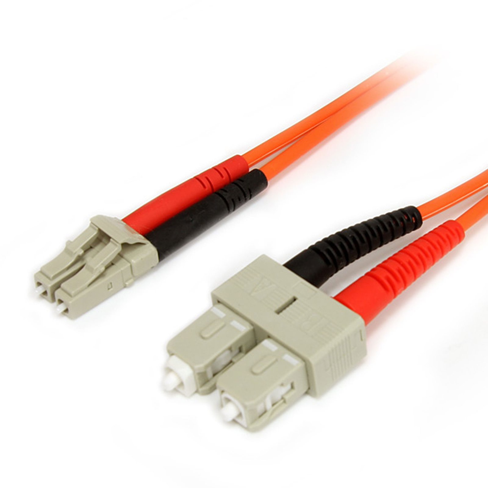 StarTech.com 1m Fiber Optic Cable - Multimode Duplex 62.5/125 LSZH Jumper Cord - LC/SC FIBLCSC1
