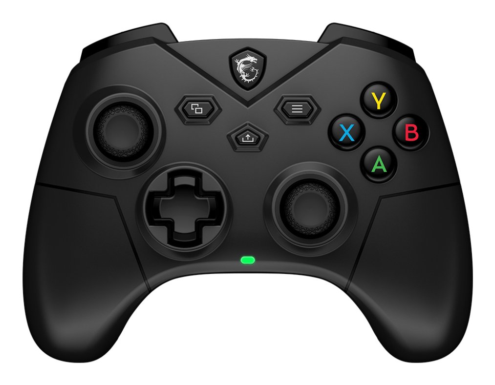 MSI FORCE GC300 WIRELESS Black USB 2.0 Gamepad Analogue PC FORCEGC300W