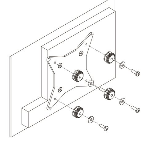 Chief 50x50mm VESA Interface Bracket FSB4073
