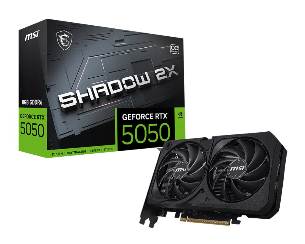 MSI GeForce RTX 5050 8G SHADOW 2X OC NVIDIA 8 GB GDDR6 G5050-8S2C