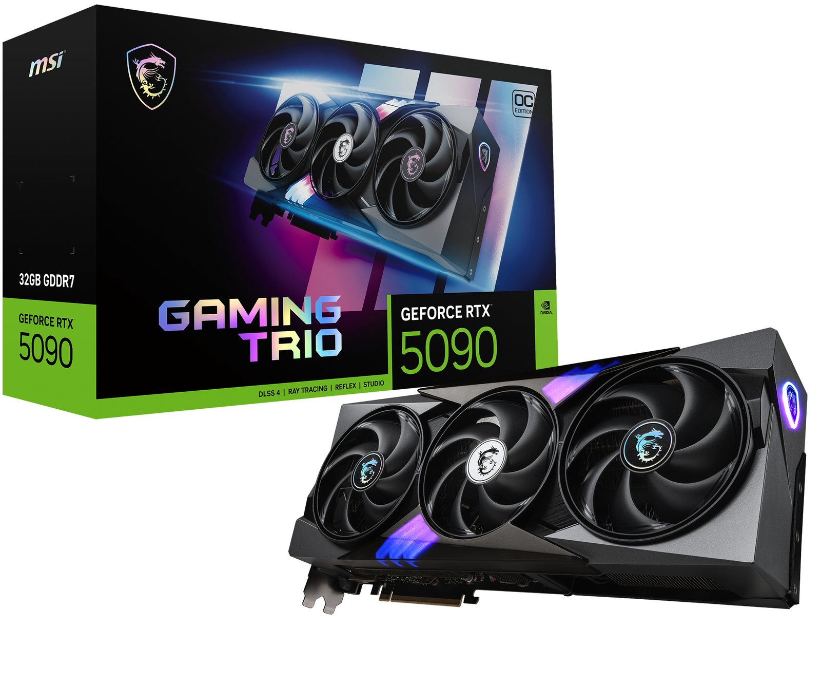 MSI GAMING GeForce RTX5090 TRIO OC 32GB NVIDIA RTX 5090 GDDR7 G5090-32GTC