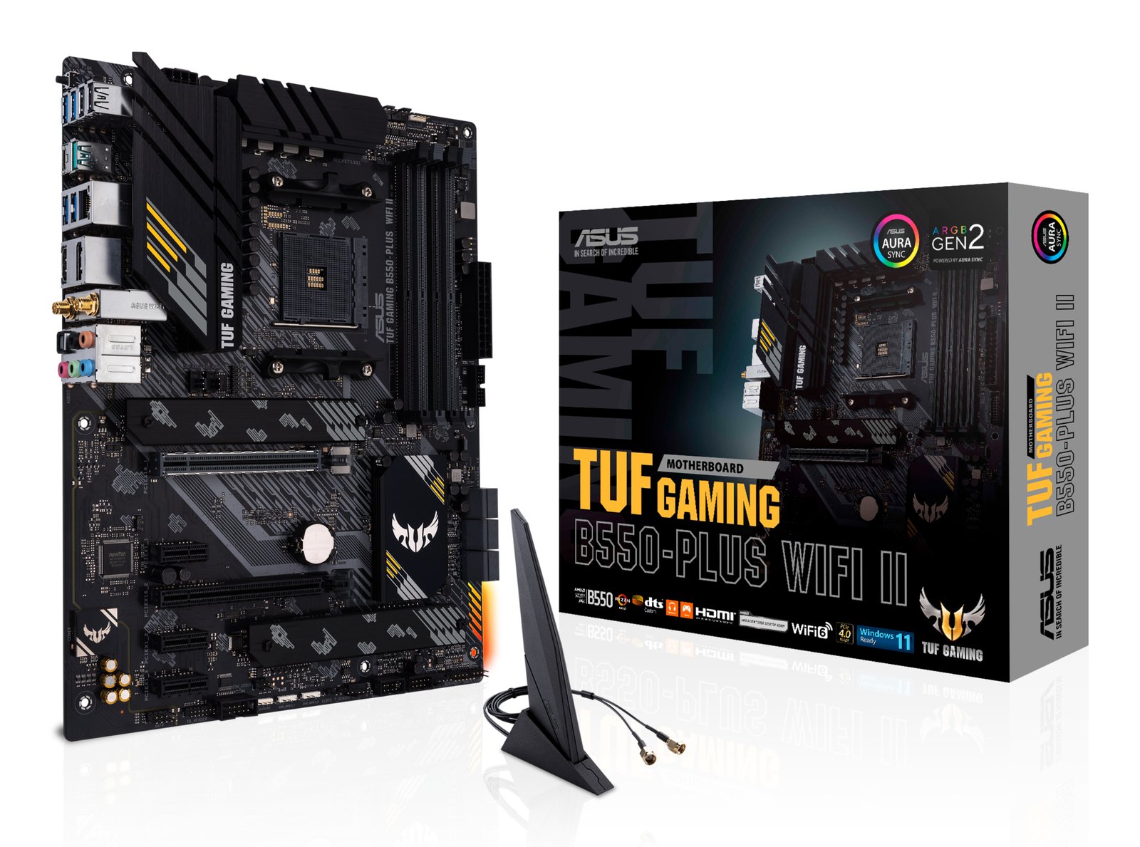 ASUS TUF GAMING B550-PLUS WIFI II AMD B550 Socket AM4 ATX TUFGAMINGB550-PLUSWIFIII