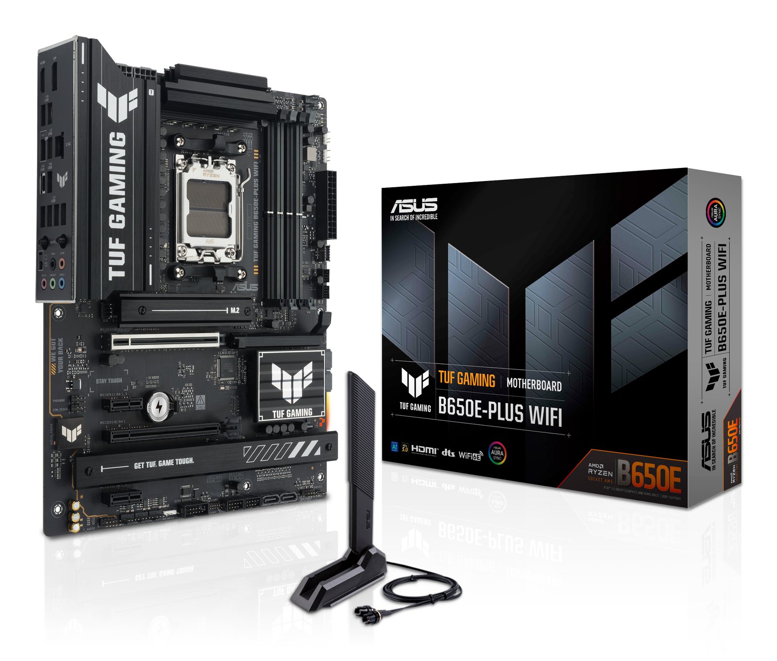 ASUS TUF GAMING B650E-PLUS WIFI AMD B650 Socket AM5 ATX TUFGAMINGB650EPLUSWIFI