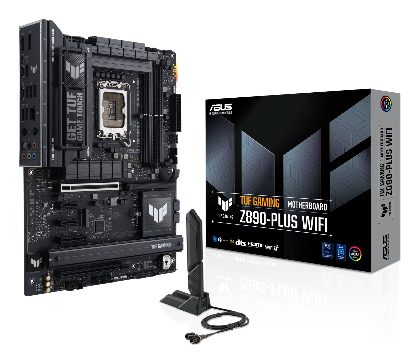 ASUS TUF GAMING Z890-PLUS WIFI Intel Z890 LGA 1851 (Socket V1) ATX TUF GAMINGZ890-PLUS WIFI