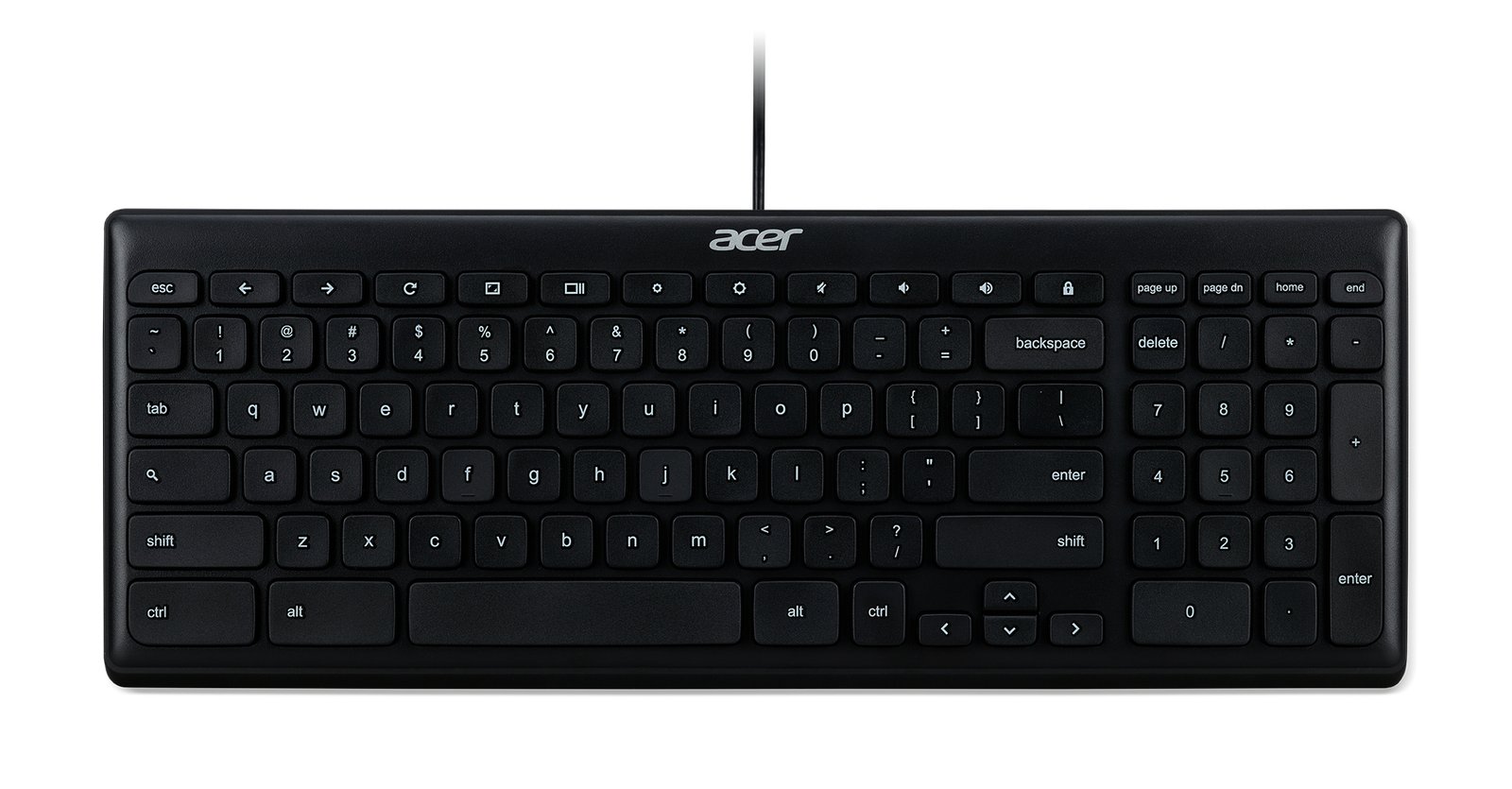 Acer GP.KBD11.00S keyboard Office USB QWERTY US International Black