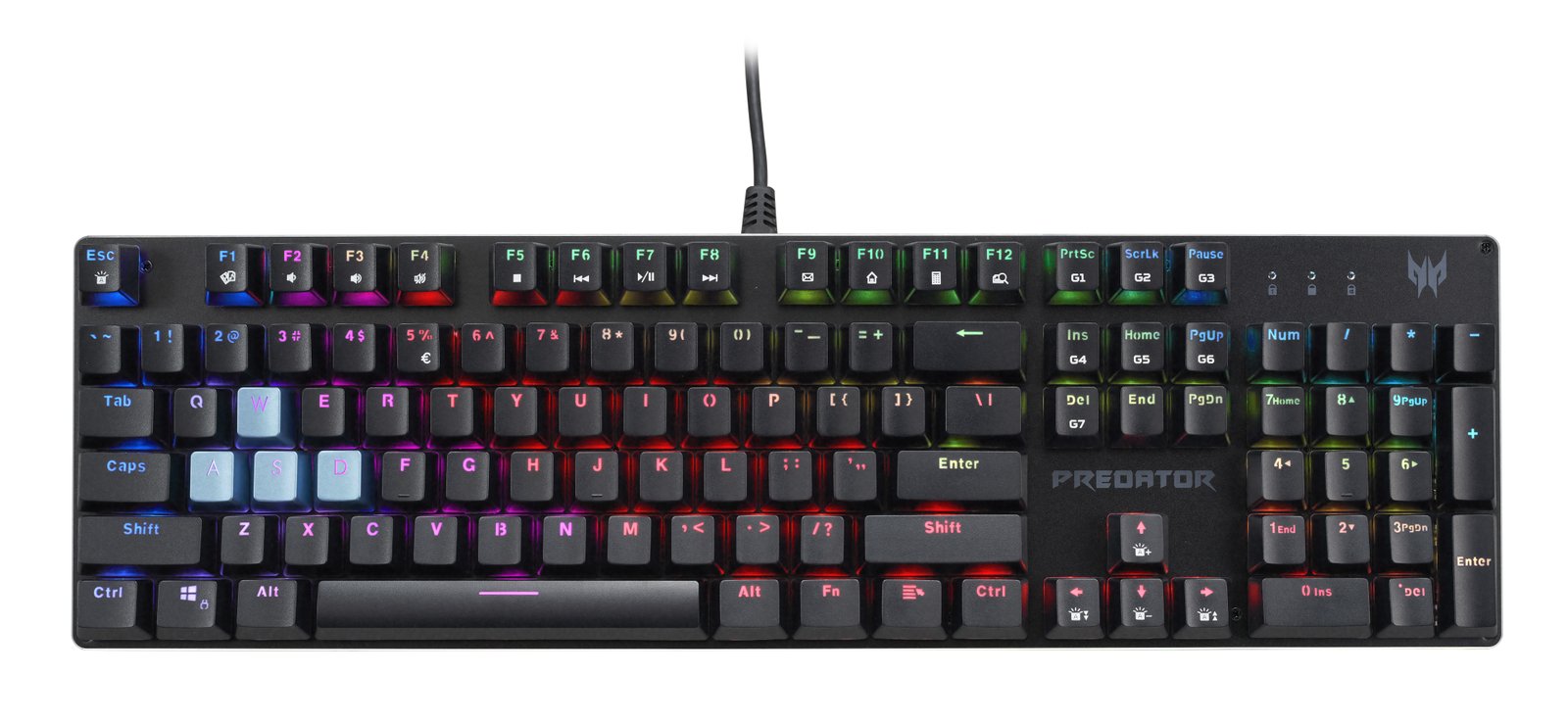 Acer Predator Aethon 303 keyboard Gaming USB QWERTY US International Black GP.KBD11.048