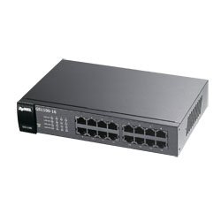 ZyXEL Communications GS1100-16 network switch Black