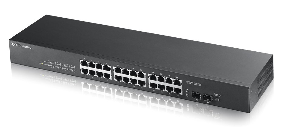 ZyXEL Communications GS1100-24 network switch Unmanaged