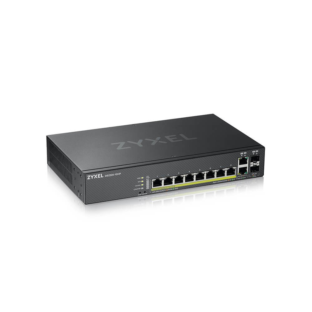 ZyXEL Communications GS2220-10HP-EU0101F network switch Managed L2 Gigabit Ethernet (10/100/1000)