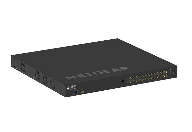 NETGEAR GSM4230UP Managed L2/L3/L4 Gigabit Ethernet (10/100/1000) Power over (PoE) 1U Black GSM4230UP-100NAS