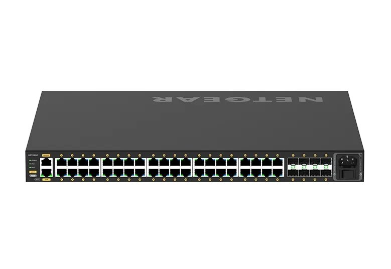 NETGEAR M4250 Managed L2/L3 Gigabit Ethernet (10/100/1000) Power over (PoE) 1U Black GSM4248PX-TAANAS