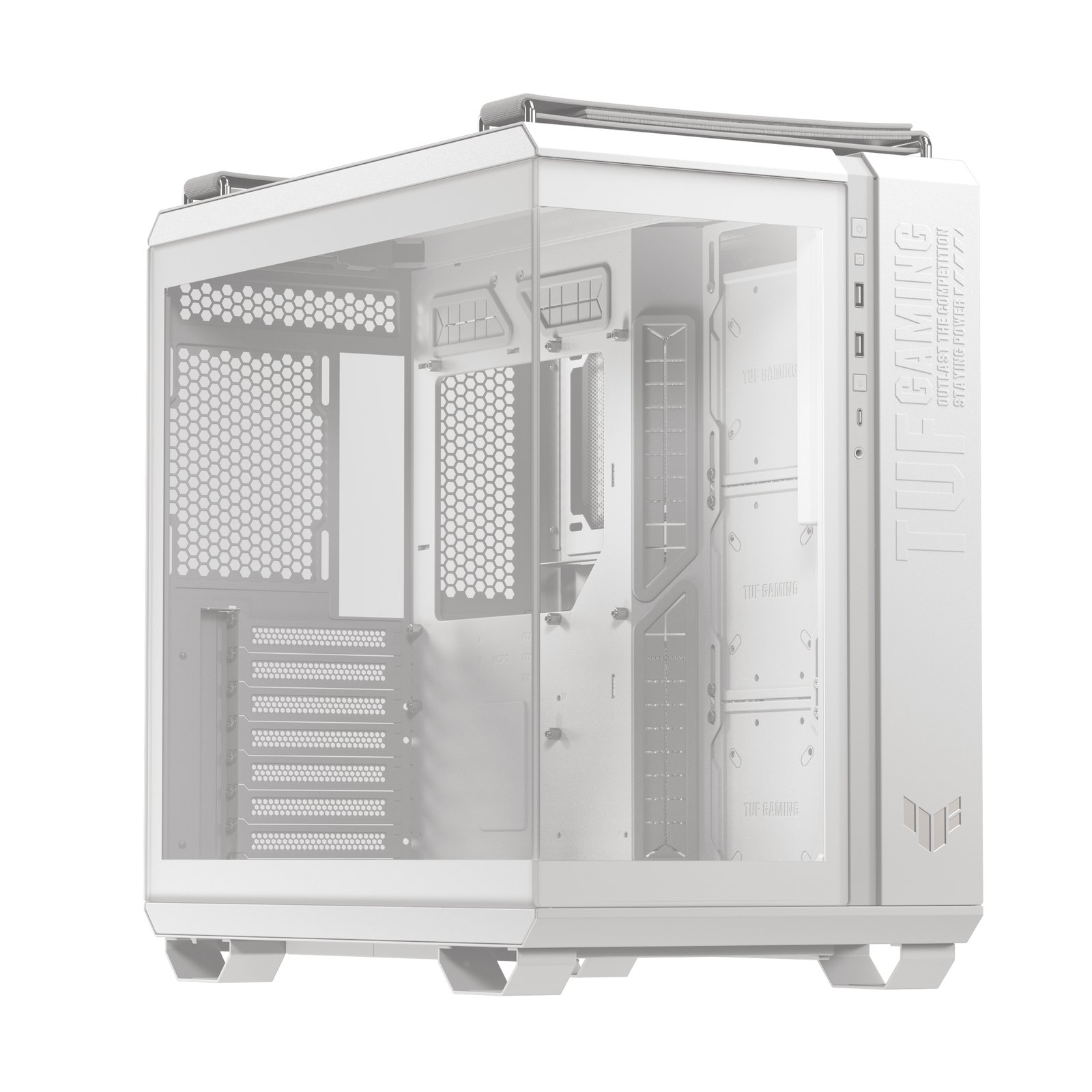 ASUS TUF Gaming GT502 Horizon Midi Tower White FV/WHT/TG// GT502 FV/WHT/TG//