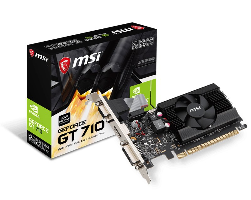 MSI GT 710 NVIDIA GeForce 2 GB GDDR3 G7102D3P