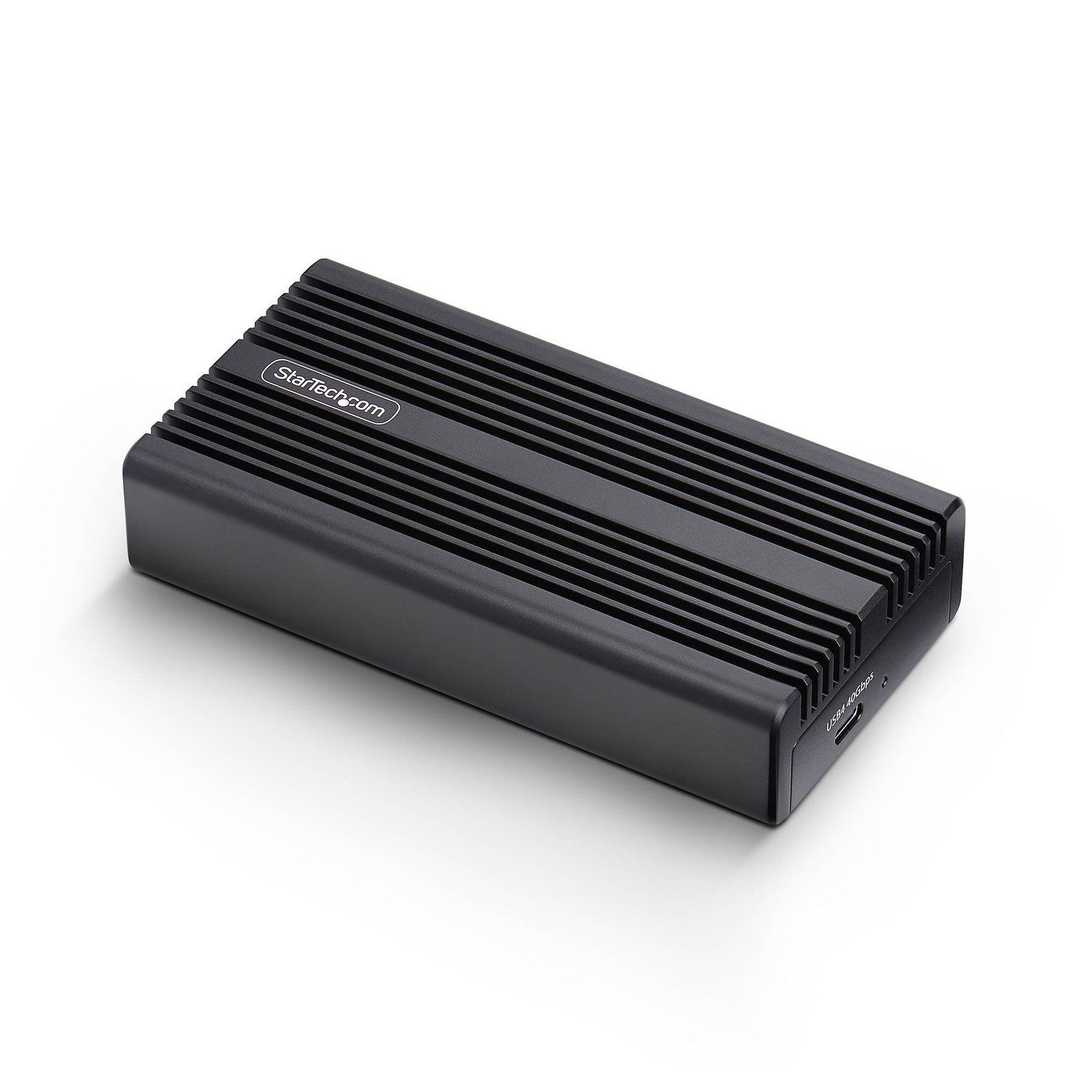 StarTech.com USB4 M.2 NVMe Enclosure, 40Gbps, External USB-C/Thunderbolt SSD Aluminum Heatsink 1USB4-NVME-ENCLOSURE