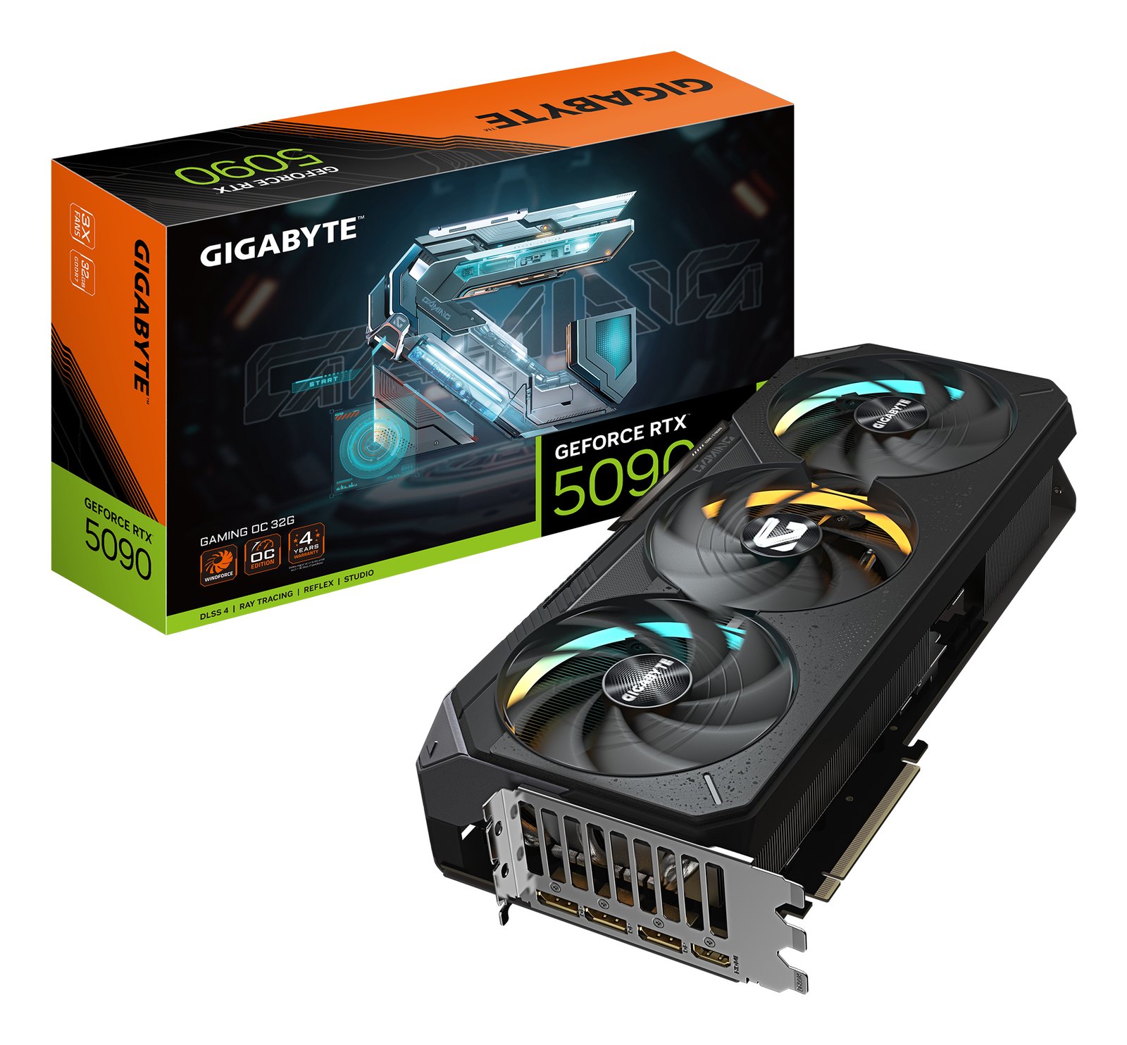 Gigabyte Technology GeForce RTX 5090 GAMING OC 32G Graphics Card GV-N5090GAMING OC-32GD