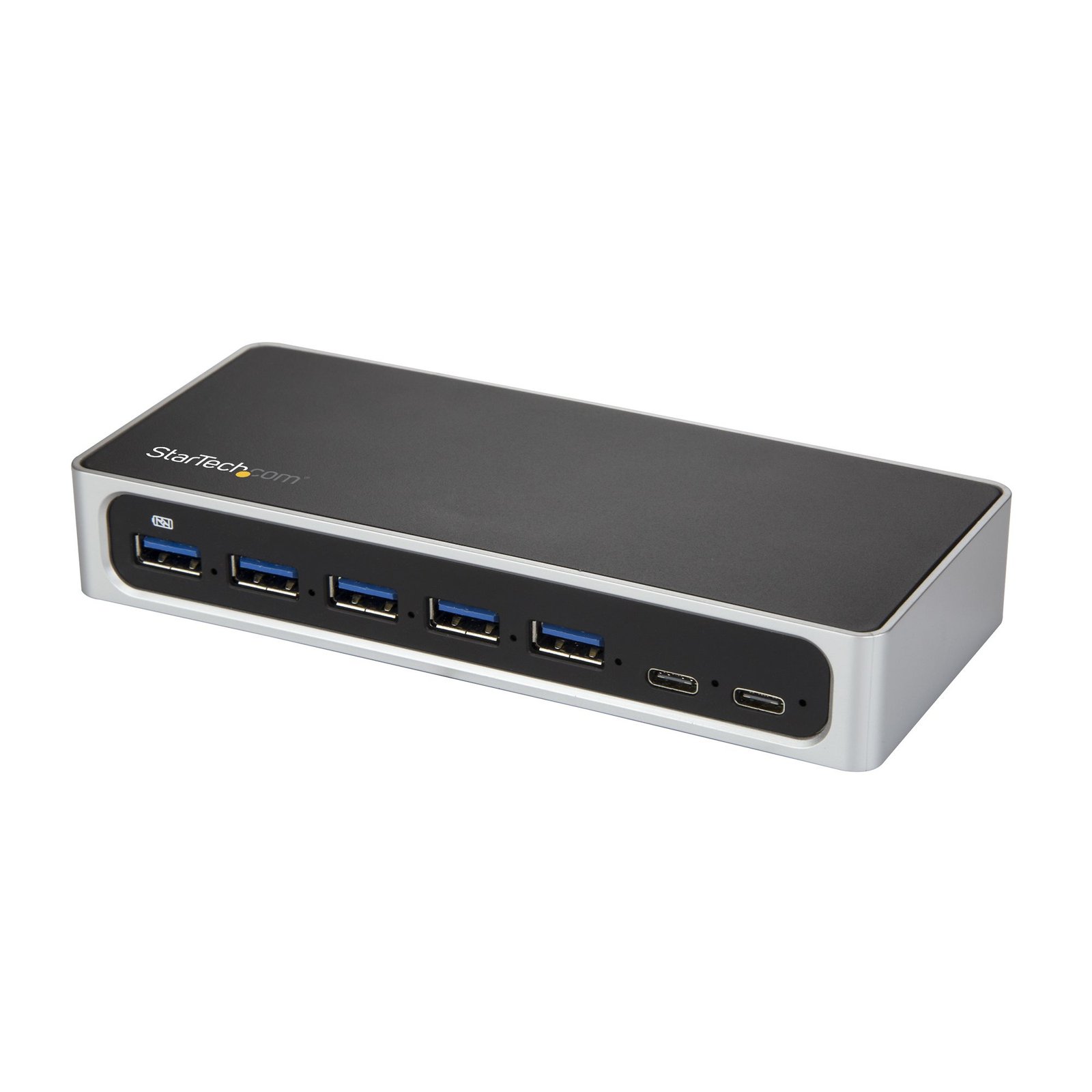 StarTech.com 7 Port USB C Hub with Fast Charge - USB-C to 5x USB-A 2x 3.0 SuperSpeed 5Gbps) - Self HB30C5A2CSC