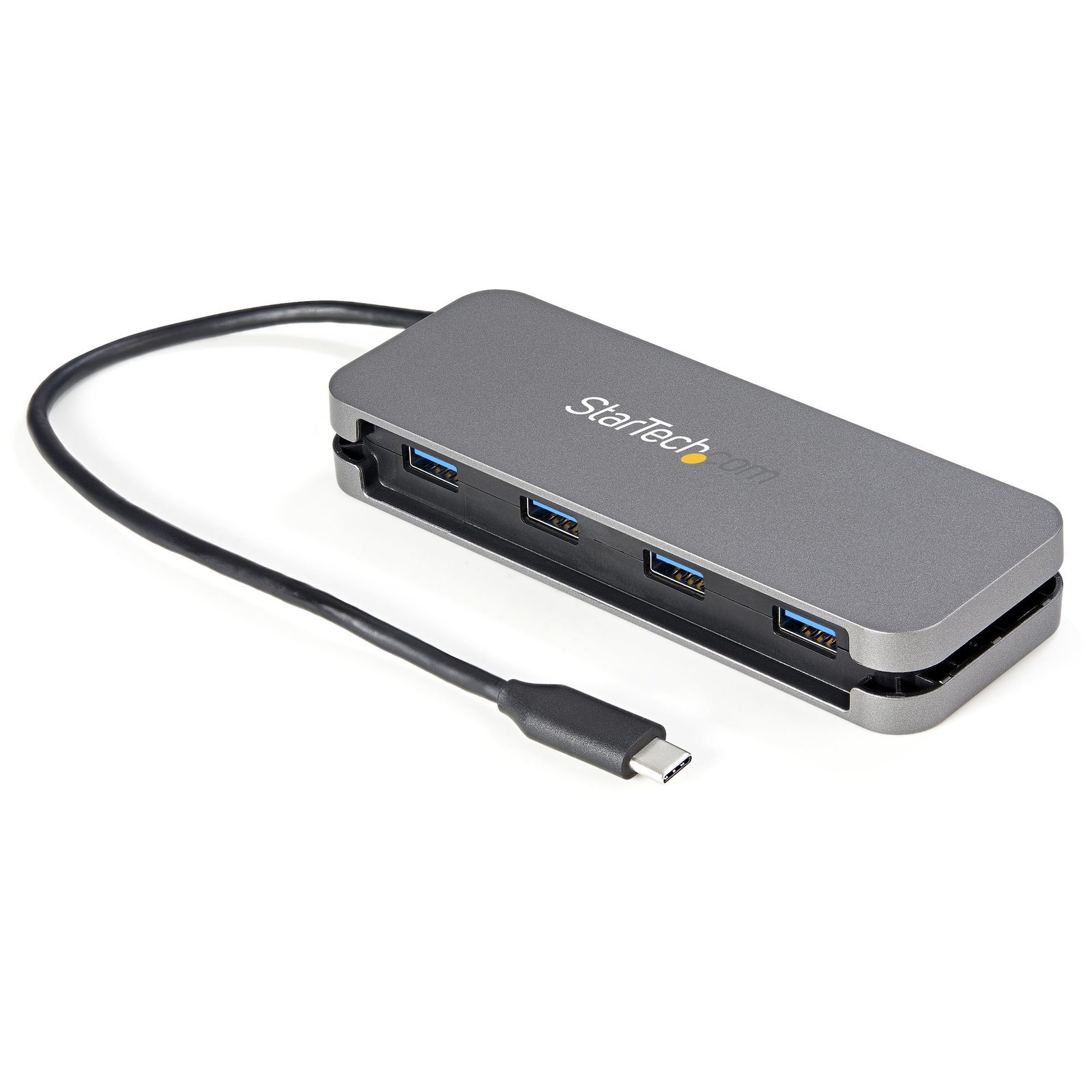 StarTech.com 4 Port USB C Hub - 4x USB-A - 3.0 Type-C - 3.2 Gen 1 (5Gbps) - Bus Powered Portable HB30CM4AB