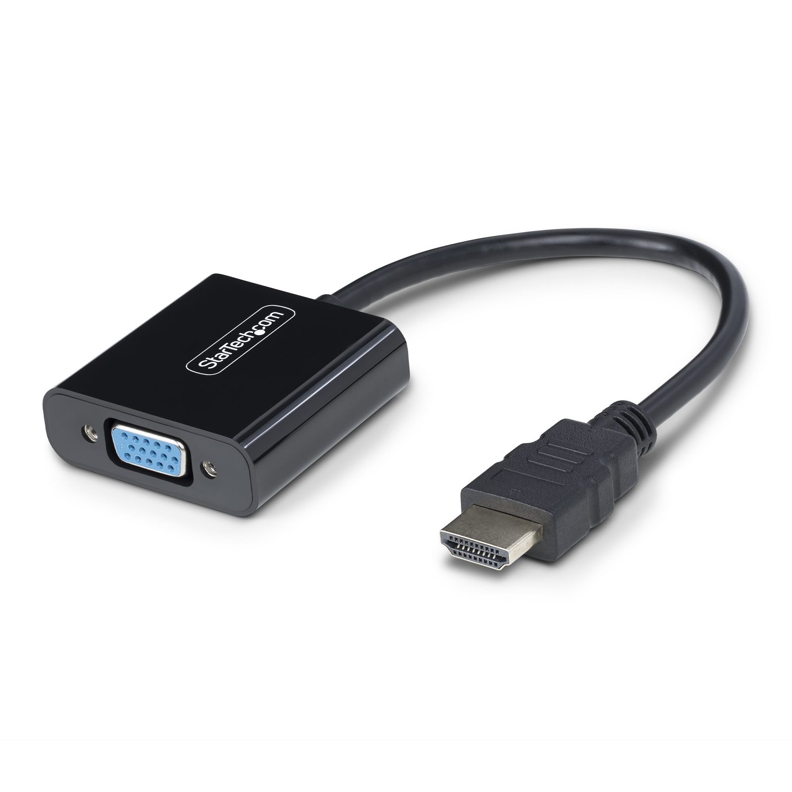 StarTech.com HDMI to VGA Adapter, Active Video Converter For Laptop/Desktop, 1920x1080 (1080p), HD2VGAE3