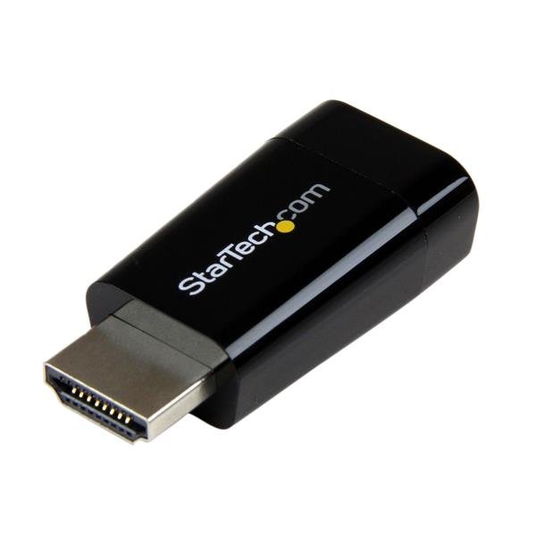 StarTech.com Compact HDMI to VGA Adapter Converter - Ideal for Chromebooks Ultrabooks & Laptops – HD2VGAMICRO