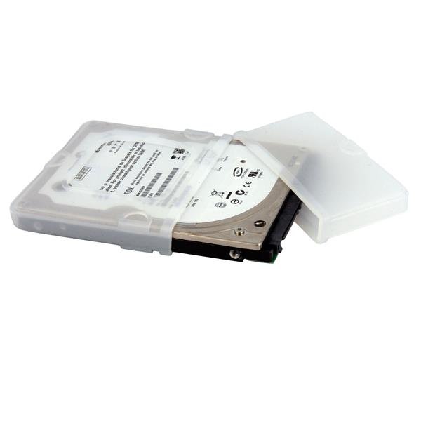 StarTech.com 2.5in Silicone Laptop Hard Drive Protector Sleeve with Connector Cap HDDSLEV25