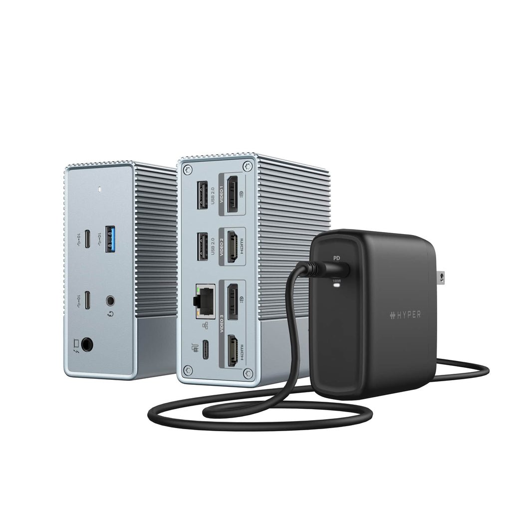 Targus HDG212BP-US laptop dock/port replicator Wired USB 3.2 Gen 1 (3.1 Type-C Grey