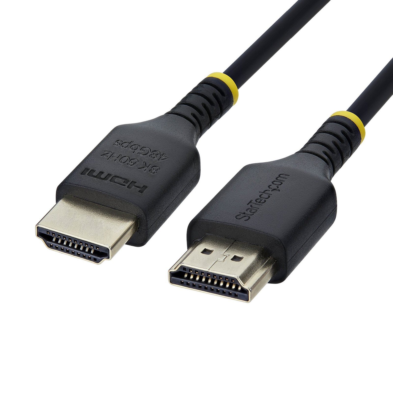 StarTech.com HDMI21-CBL-SLIM-50C HDMI cable 0.5 m Type A (Standard) Black