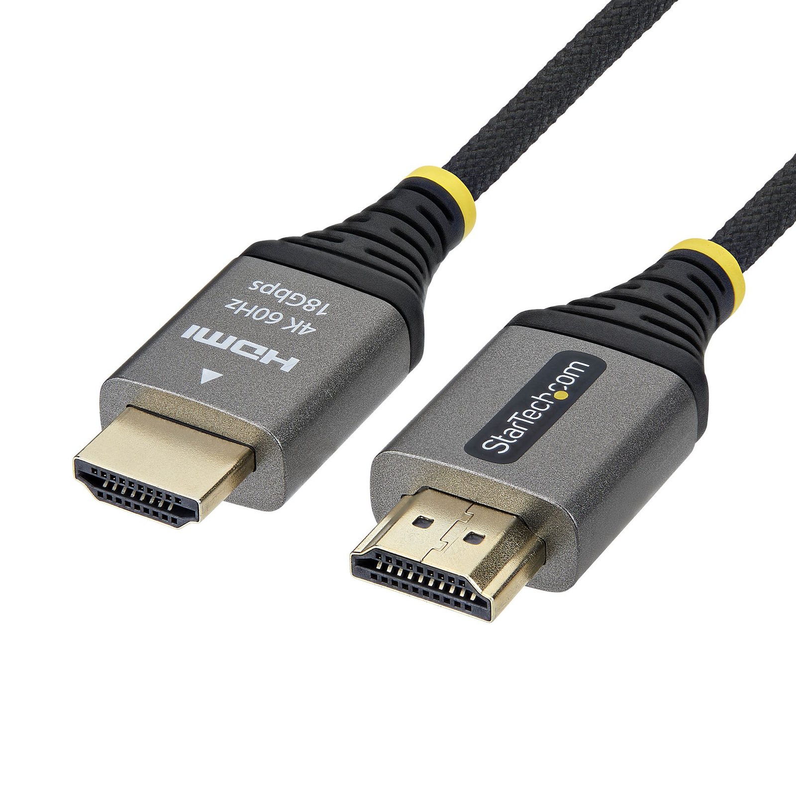 StarTech.com 6ft (1.8m) Premium Certified High Speed HDMI Cable, Ultra Flexible 4K 60Hz/1440p 144Hz HDMI2-FLEX-4K60-6F