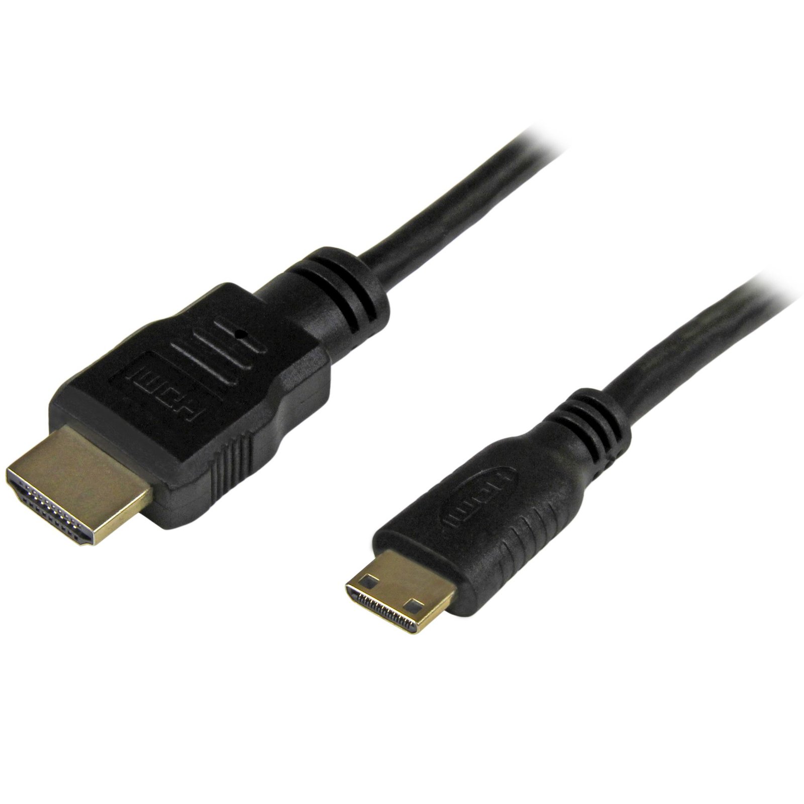 StarTech.com 1ft Mini HDMI to Cable with Ethernet - 4K 30Hz High Speed Adapter - Type-C Device HDMIACMM1