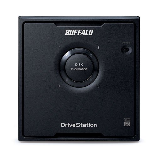 Buffalo Americas DriveStation HD-QHU3 disk array 24 TB Desktop Black HD-QH24TU3R5