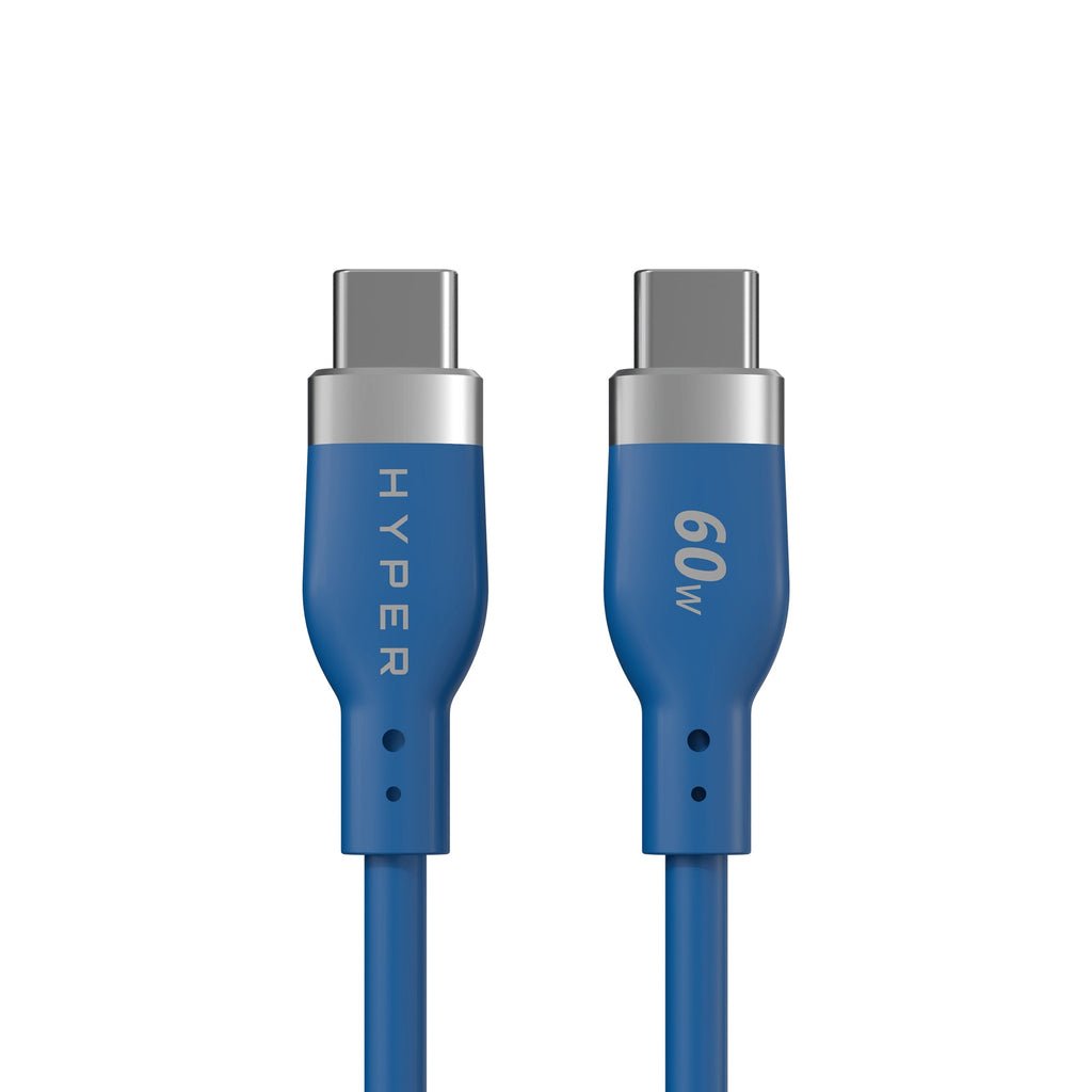 Targus HyperJuice Flex USB cable 2.0 1.5 m C 0.48 Gbit/s 60 W Blue HJ4011BUGL