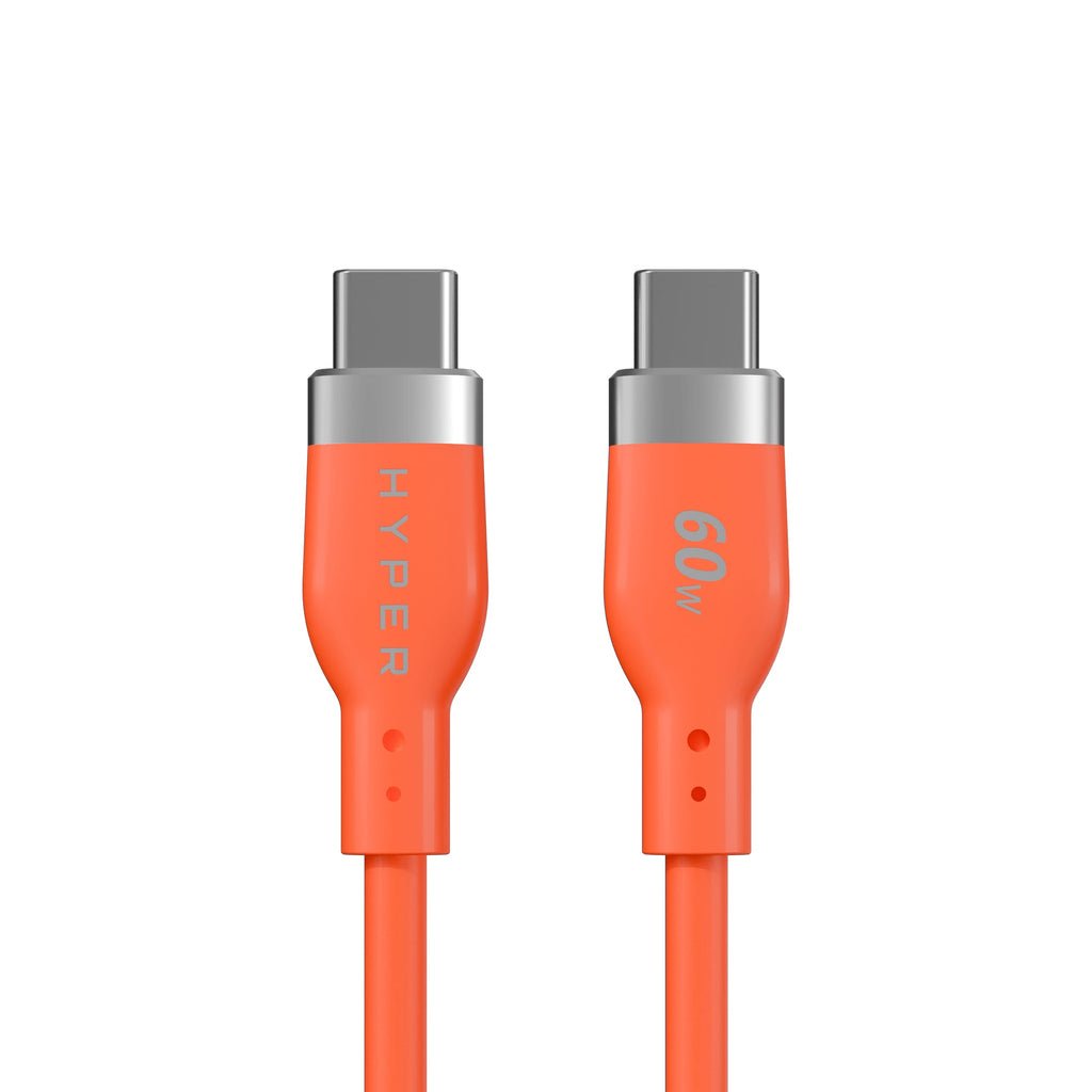 Targus HyperJuice Flex USB cable 2.0 1.5 m C 0.48 Gbit/s 60 W Orange HJ4011OGGL