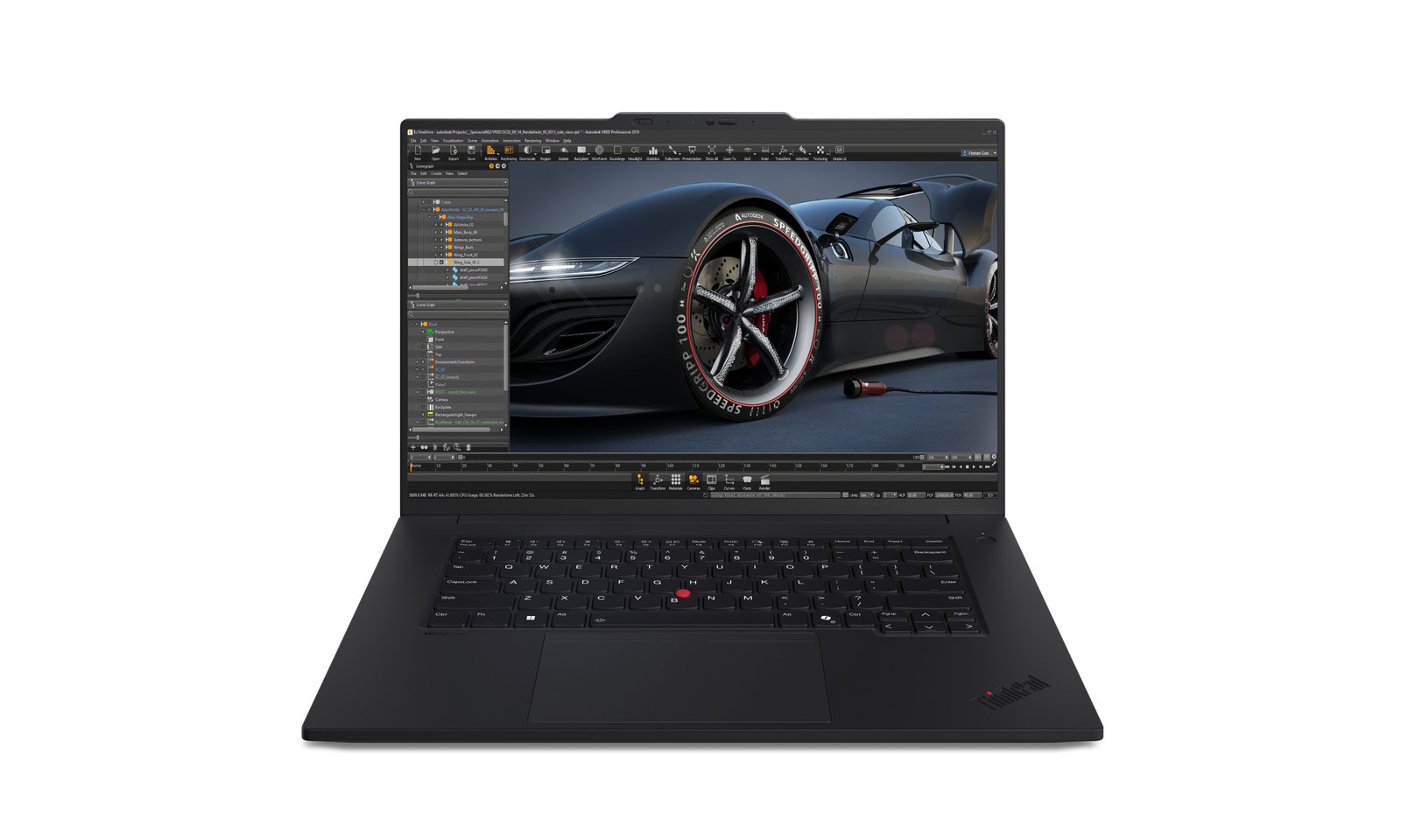 Lenovo ThinkPad P1 Gen 7 Intel Core Ultra 155H Mobile workstation 40.6 cm (16") Touchscreen WQUXGA 21KV000MUS