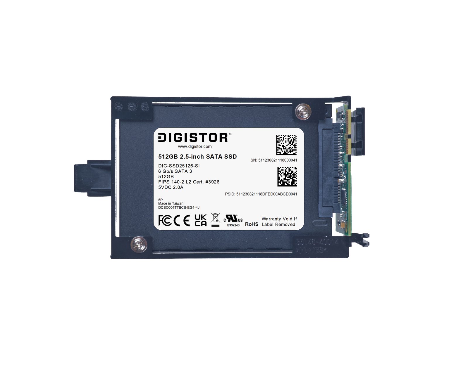 HP LaserJet 512GB 2.5 inch SATA CCC/FIPS/TAA Solid State Drive B18J0A