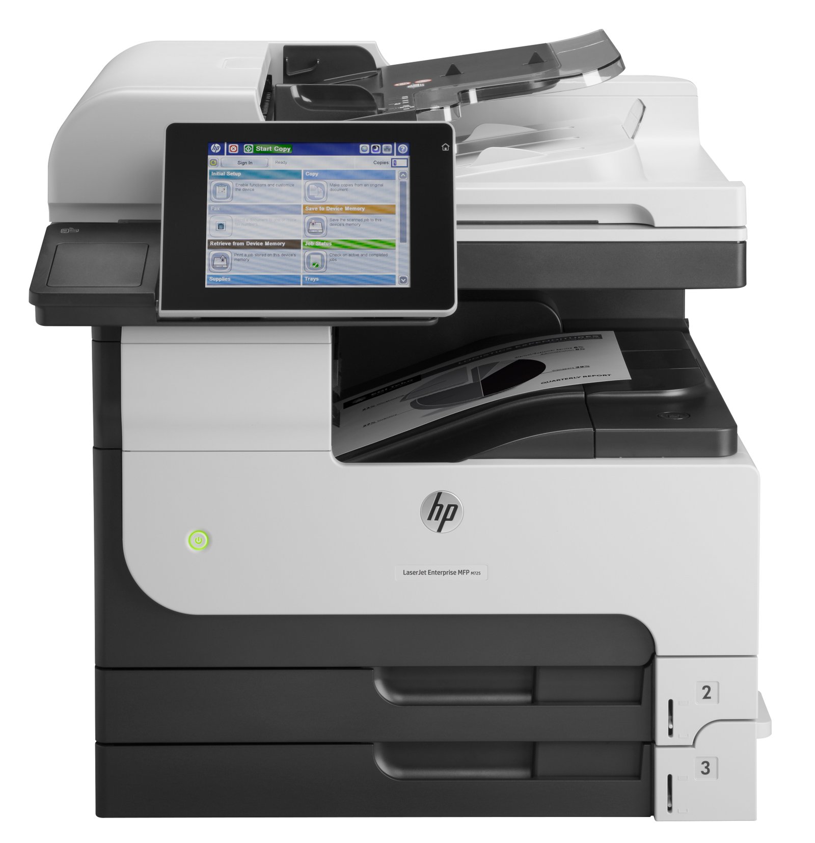 HP LaserJet Enterprise M725dn Multifunction Black and white Printer, Ethernet Only; Copier, Scanner CF066A#BGJ