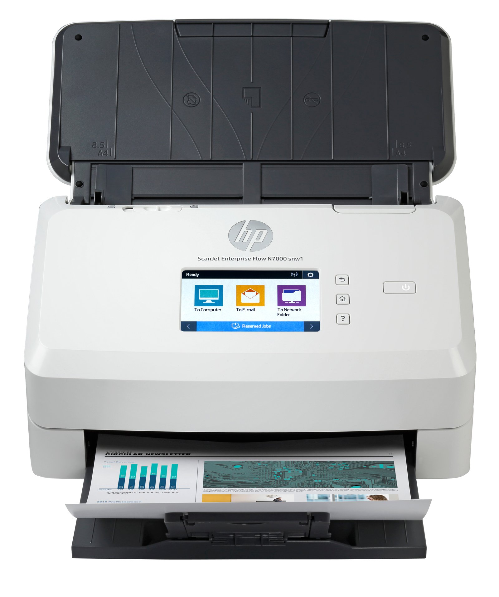 HP ScanJet Enterprise Flow N7000 snw1 Sheet-fed scanner 600 x DPI A4 White 6FW10A#BGJ