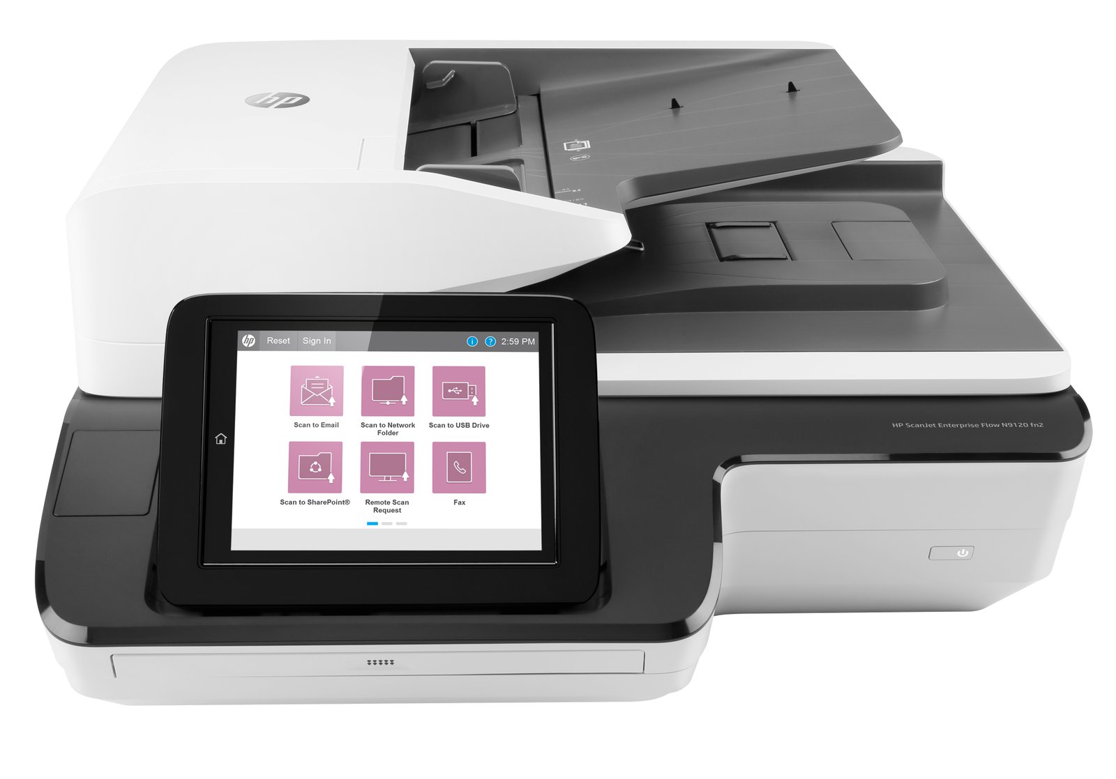 HP ScanJet Enterprise Flow N9120 fn2 Flatbed scanner 600 x DPI A3 Black, White L2763A#BGJ