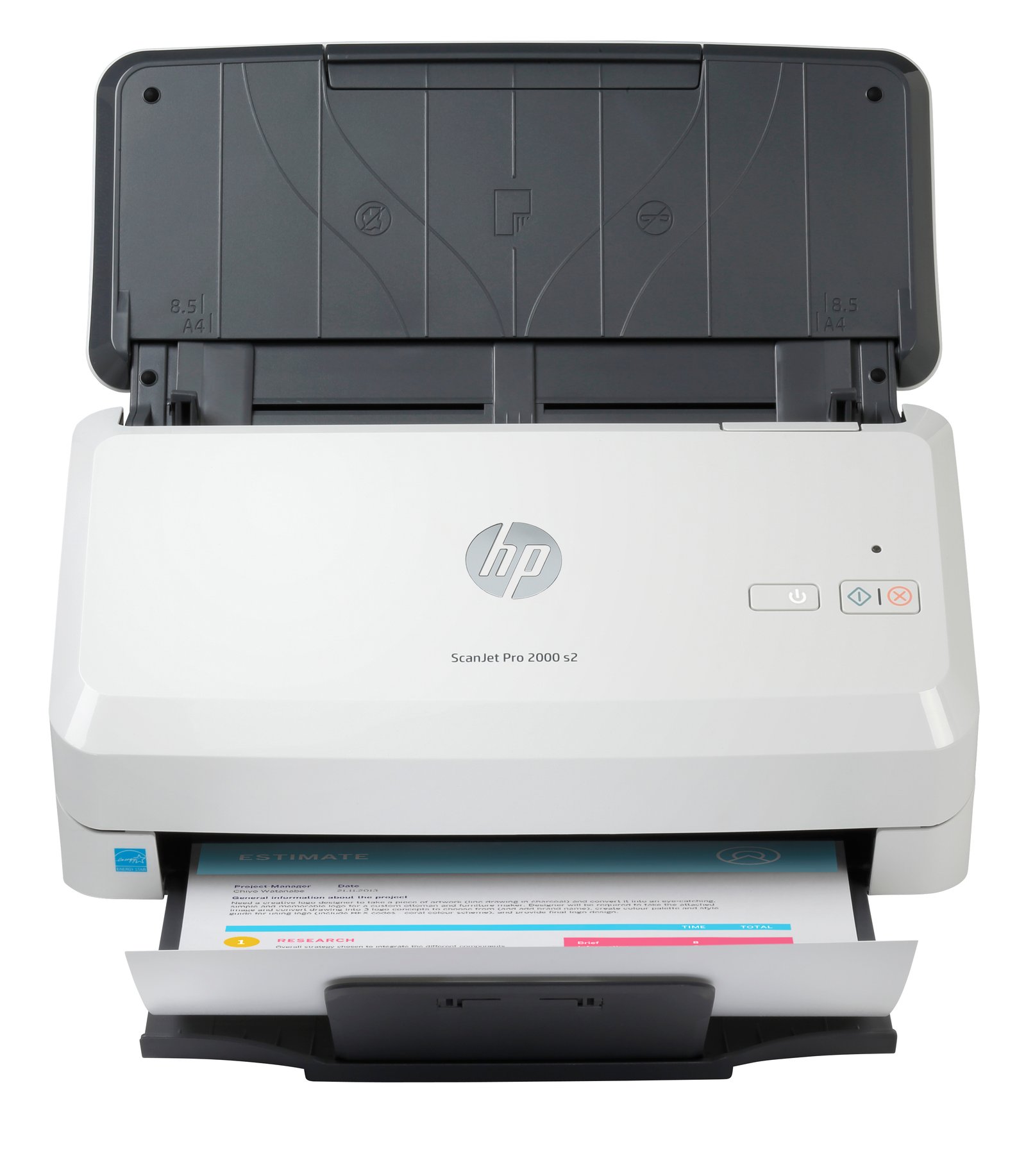 HP ScanJet Pro 2000 s2 Sheet-fed scanner 600 x DPI A4 Black, White 6FW06A#BGJ