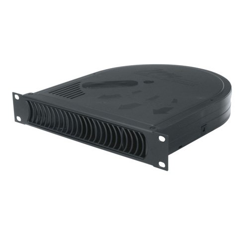 Middle Atlantic Blower Panel, 1 RU, 50 CFM, 32dB, 10"W HR-QBP-1