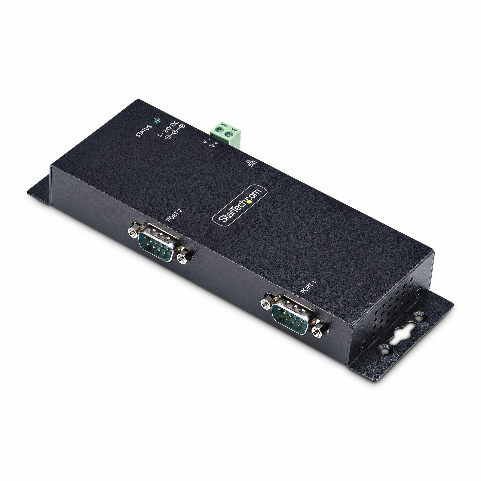 StarTech.com 2-Port Serial to Ethernet Adapter, IP Device Server For Remote RS232 Devices, Wall/DIN I23-SERIAL-ETHERNET