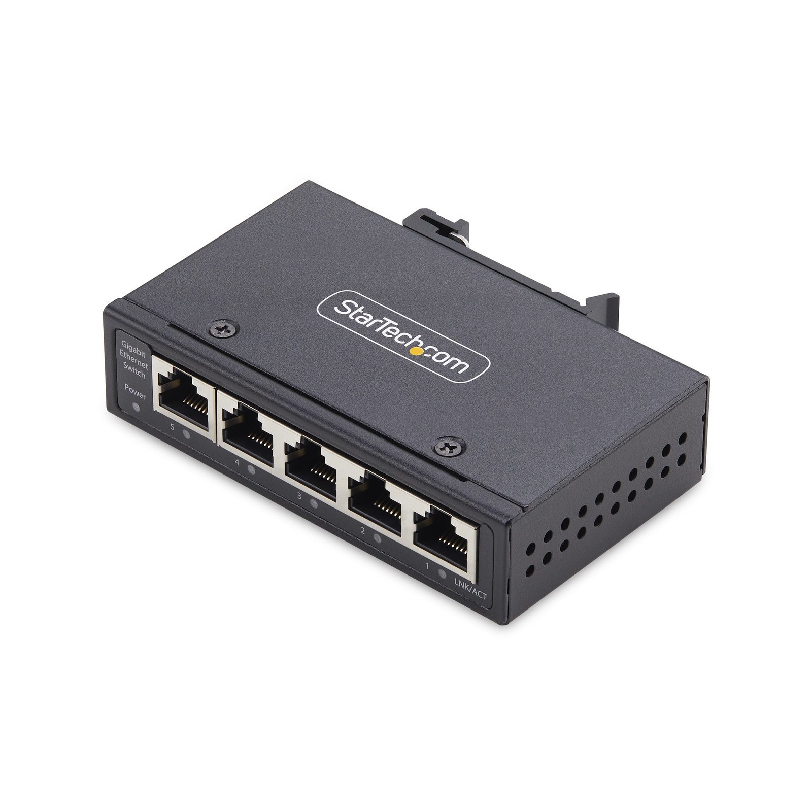 StarTech.com 5-Port Unmanaged Industrial Network Switch, 100/1000 Ethernet, DIN I51G-ETHERNET-SWITCH