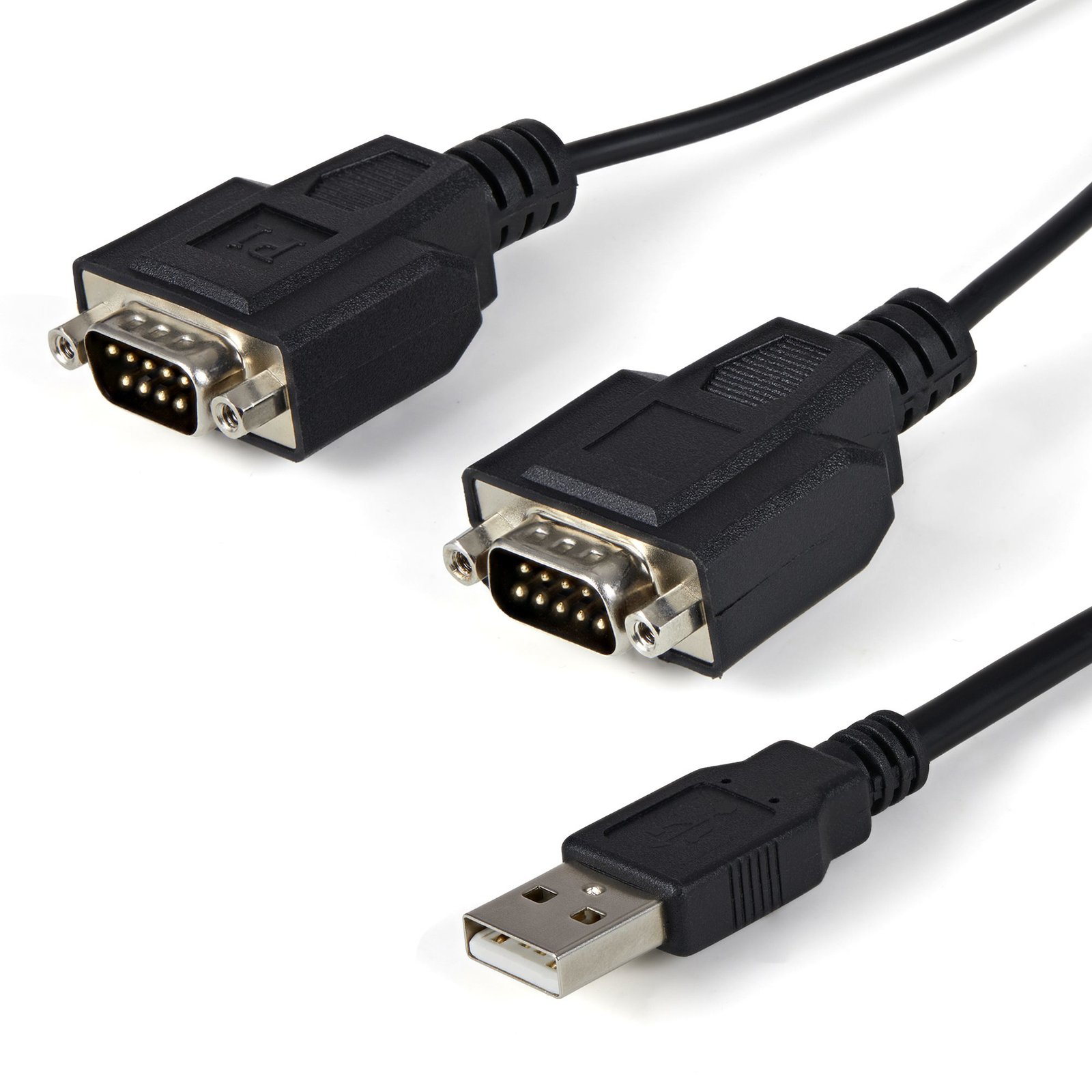 StarTech.com 6ft (1.8m) 2-Port FTDI USB to Serial RS232 Adapter Cable with COM Retention, - TAA ICUSB2322F