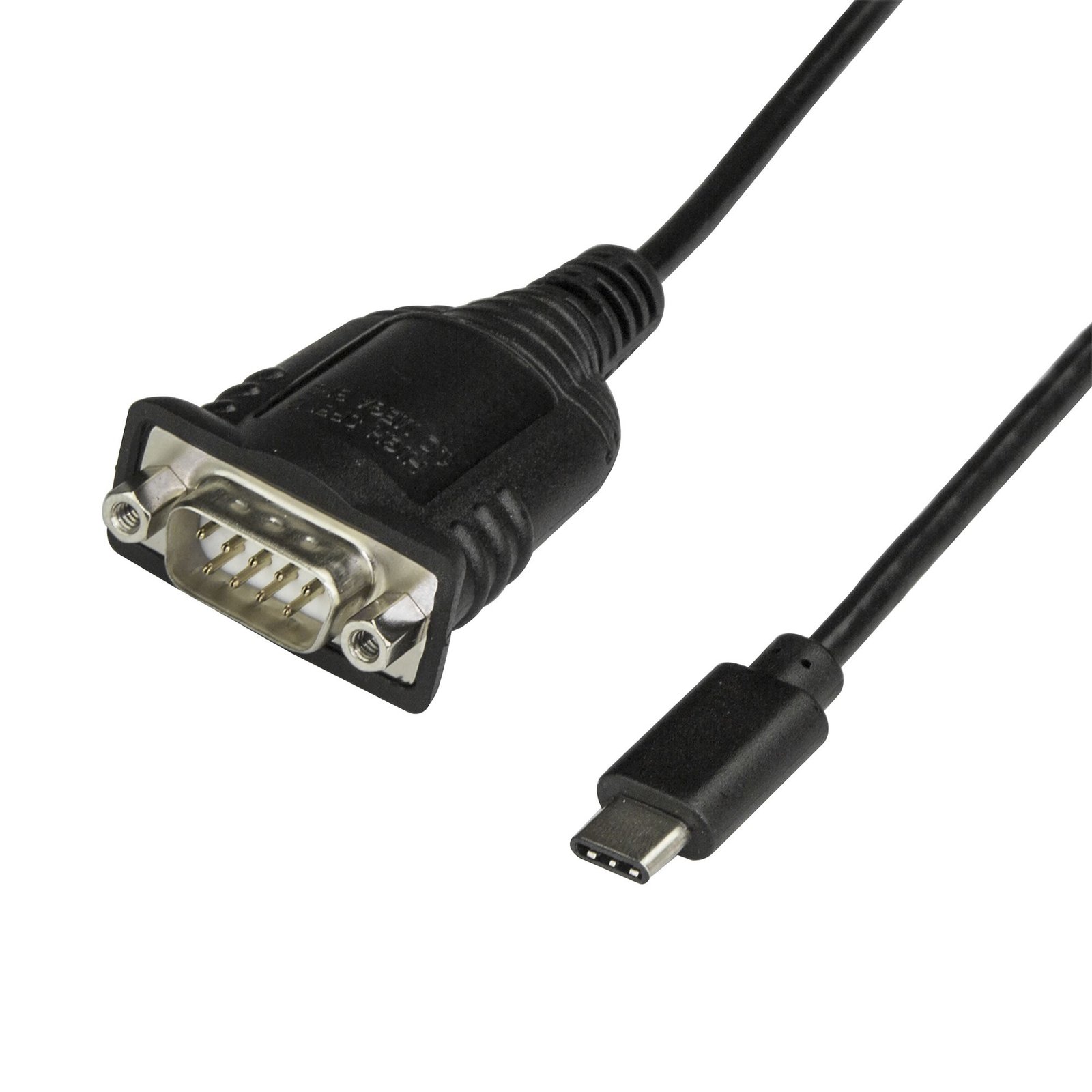 StarTech.com USB C to Serial Adapter Cable 16" (40cm) - Type RS232 (DB9) Converter - USB-C for ICUSB232C