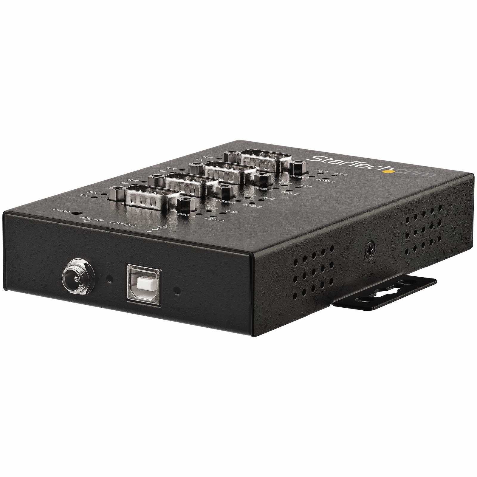 StarTech.com 4 Port Serial Hub USB to RS232/RS485/RS422 Adapter - Industrial 2.0 DB9 Converter - ICUSB234854I