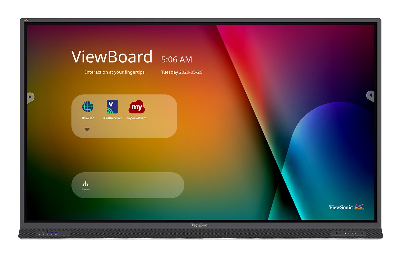 Viewsonic IFP8652 - 86" 4K Touch Enabled ViewBoard Smart Display IFP8652-2ED