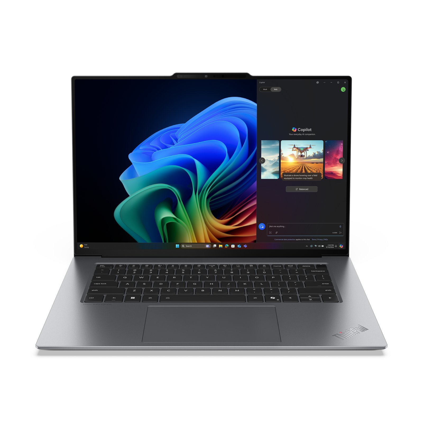 Lenovo ThinkPad X9-15 Gen 1 Copilot+ PC Intel Core Ultra 7 268V Laptop 38.9 cm (15.3") 2.8K 32 GB 21Q60025US