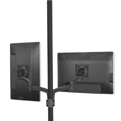 Chief KontourTM K2P Pole Mount Articulating Arms, Dual Monitor K2P220B