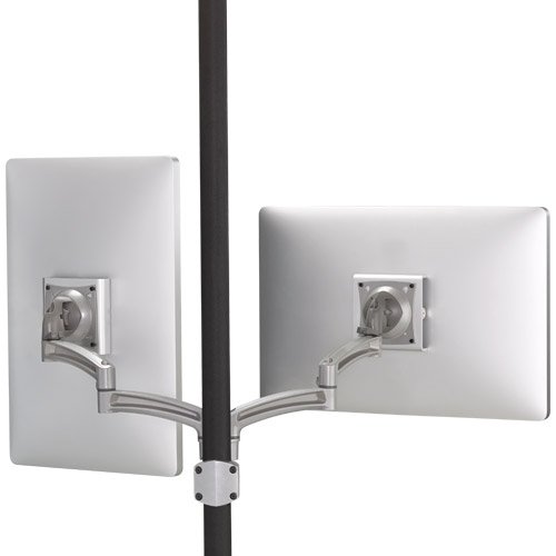 Chief KontourTM K2P Pole Mount Articulating Arms, Dual Monitors K2P220S