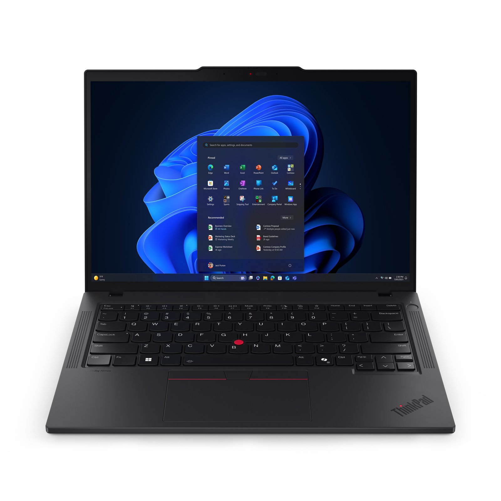 Lenovo ThinkPad T14 Gen 6 (Intel) Copilot+ PC Core Ultra 5 226V Laptop 35.6 cm (14") WUXGA 16 GB 21QG004XUS